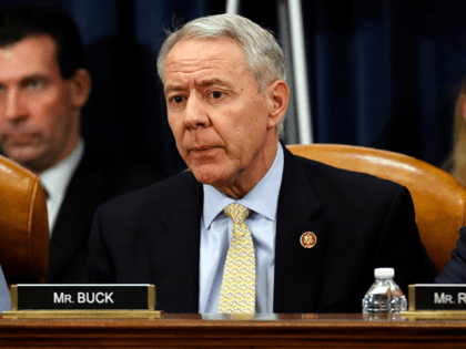Rep. Ken Buck, R-Colo., votes no on the first article of impeachment as the House Judiciary Committee holds a public hearing to vote on the two articles of impeachment against U.S. President Donald Trump in the Longworth House Office Building on Capitol Hill December 13, 2019 in Washington, DC. The …