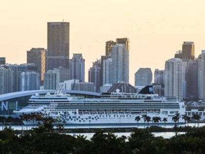 A docked Norwegian Gem cruise ship is seen at the Port of Miami in Miami Beach, Florida on