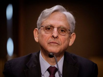US Attorney General Merrick Garland testifies during a hearing before the Senate Appropriations Committee on May 12, 2021, on Capitol Hill in Washington, DC. - The committee held a hearing on Domestic Violent Extremism in America. (Photo by Bill O'Leary / POOL / AFP) (Photo by BILL O'LEARY/POOL/AFP via Getty …