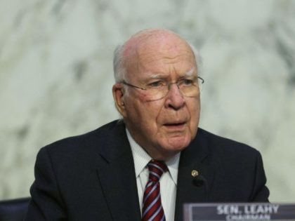 Committee Chairman Sen. Patrick Leahy (D-VT) speaks during a hearing of the Senate Appropriations Committee on May 12, 2021, on Capitol Hill in Washington, DC. - The committee held a hearing on Domestic Violent Extremism in America. (Photo by Alex Wong / POOL / AFP) (Photo by ALEX WONG/POOL/AFP via …