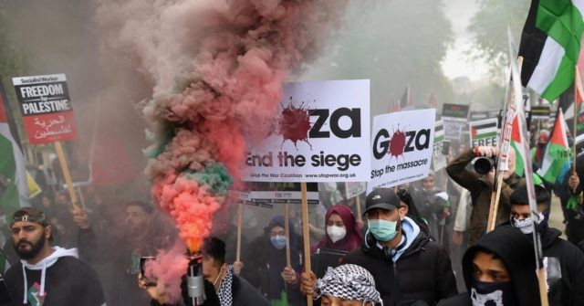 WATCH: Pro-Palestinian Mob Attacks Car on the Streets of London