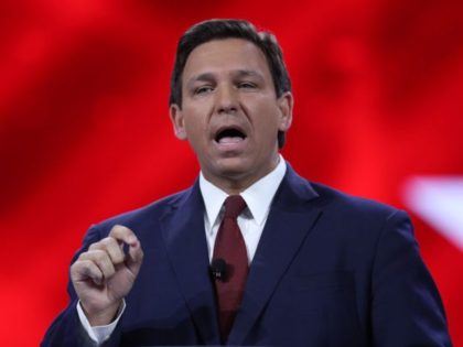 ORLANDO, FLORIDA - FEBRUARY 26: Florida Gov. Ron DeSantis speaks at the opening of the Conservative Political Action Conference at the Hyatt Regency on February 26, 2021 in Orlando, Florida. Begun in 1974, CPAC brings together conservative organizations, activists and world leaders to discuss issues important to them. (Photo by …