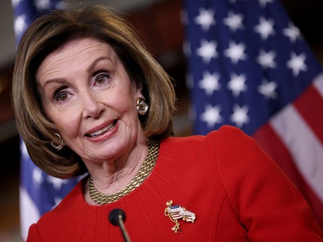 WASHINGTON, DC - MAY 13: Speaker of the House Nancy Pelosi (D-CA) answers questions during