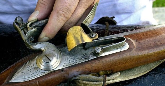 Tally Ho! British Militiaman Fires Musket as French Blockade Boats Arrive - Vimarsana News