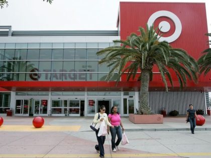 ALBANY, CA - MAY 15: Customers carry bags as they leave a Target store May 15, 2006 in Alb