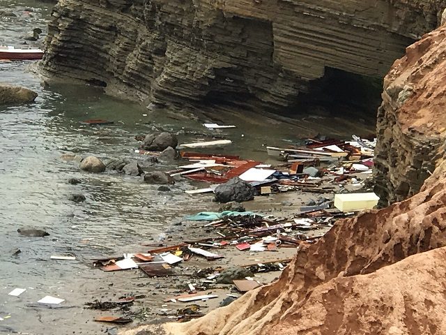 Three migrants died and 27 others were injured in a human smuggling attempt off the coast of California. (Photo: San Diego Fire Department)