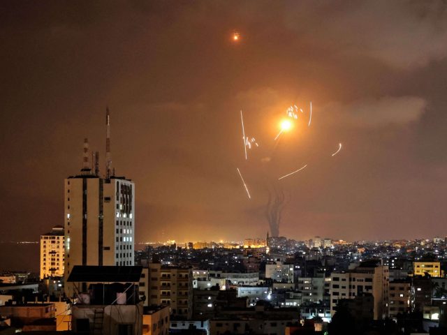 Iron Dome in action (Mahmud Hams / AFP / Getty)