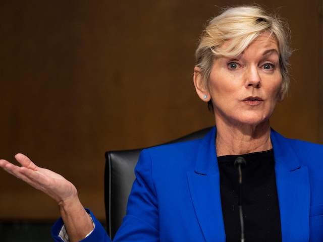Former Michigan Governor Jennifer Granholm testifies before the Senate Energy and Natural Resources Committee during a hearing to examine her nomination to be Secretary of Energy, on Capitol Hill in Washington, DC, on January 27, 2021. (Photo by JIM WATSON / POOL / AFP) (Photo by JIM WATSON/POOL/AFP via Getty Images)