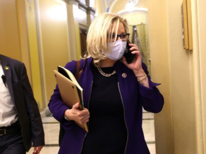 WASHINGTON, DC - MAY 13: Rep. Liz Cheney (R-WY) leaves the U.S. Capitol before a House Rep