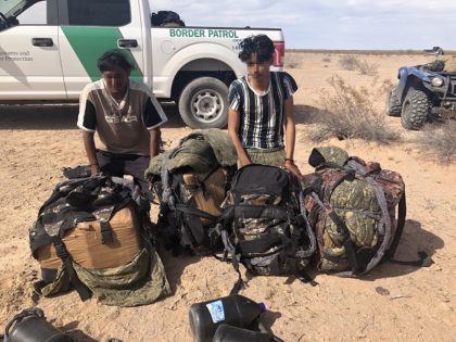 Yuma Sector Border Patrol agents apprehended four large groups of migrants carrying nearly $1 million worth of methamphetamine. (Photo: U.S. Border Patrol/Yuma Sector)