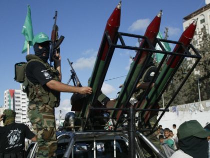 Palestinian Hamas rockets (Mahmud Hams / AFP / Getty)