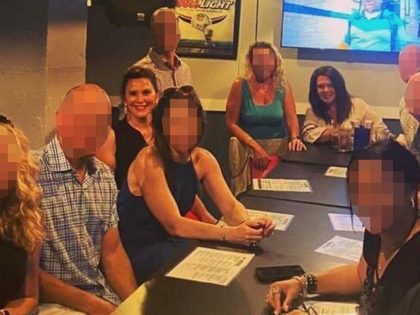 Whitmer and a large group of friends, including her appointed chief operations officer, Tricia Foster, visited the Landshark in East Lansing, violating her restaurant orders in the process, according to a photo one of the attendees posted on Facebook.