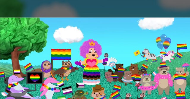 WATCH: ‘Blue’s Clues’ Pride Parade Cartoon Has Drag Queen Serenading Non-Binary, Pansexual Animals