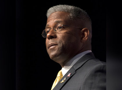 Allen West, LTC (Ret.) and Former Member of Congress, speaks during Faith and Freedom Coalition's Road to Majority event in Washington, Thursday, June 19, 2014. (AP Photo/Molly Riley)