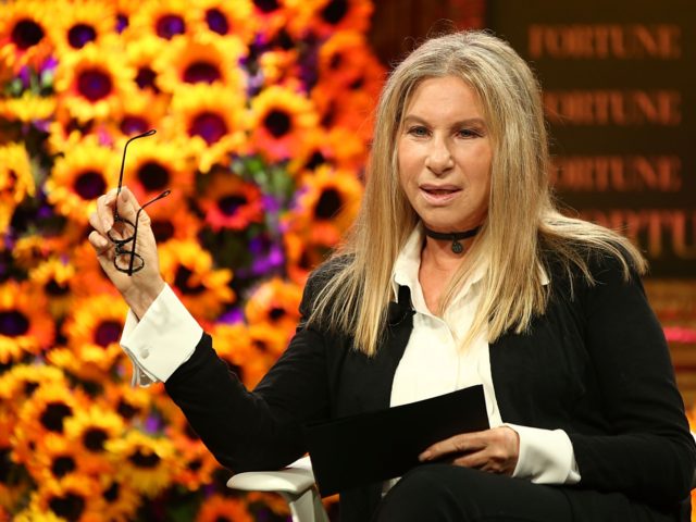 DANA POINT, CA - OCTOBER 18: Barbara Streisand speaks onstage at the Fortune Most Powerful Women Summit 2016 at Ritz-Carlton Laguna Niguel on October 18, 2016 in Dana Point, California. (Photo by Joe Scarnici/Getty Images for Fortune)