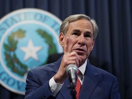 Texas Gov. Greg Abbott speaks during a news conference where he provided an update to Texa