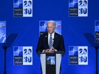 Joe Biden Fiddles with Notecard Covered with Anti-Trump Talking Points in England