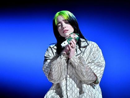 LOS ANGELES, CALIFORNIA - JANUARY 26: Billie Eilish performs onstage during the 62nd Annual GRAMMY Awards at STAPLES Center on January 26, 2020 in Los Angeles, California. (Photo by Emma McIntyre/Getty Images for The Recording Academy)