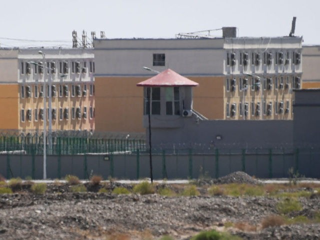 This photo taken on June 2, 2019 shows buildings at the Artux City Vocational Skills Education Training Service Center, believed to be a re-education camp where mostly Muslim ethnic minorities are detained, north of Kashgar in China's northwestern Xinjiang region. - As many as one million ethnic Uighurs and other …