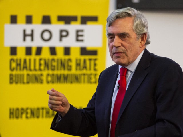 Gordon Brown Speaks At The "No to No-Deal" Rally