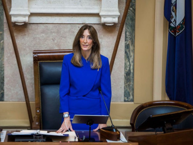 RICHMOND, VA - JANUARY 08: Speaker of the Virginia House of Delegates Eileen Filler-Corn (