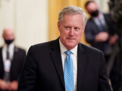 WASHINGTON, DC - SEPTEMBER 23: U.S. White House Chief of Staff Mark Meadows departs after