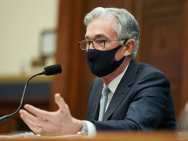 WASHINGTON, DC - DECEMBER 02: Federal Reserve Chairman Jerome Powell answers a question during a House Financial Services Committee oversight hearing to discuss the Treasury Department's and Federal Reserve's response to the coronavirus (COVID-19) pandemic on December 02, 2020 in Washington, DC. Treasury Secretary Steve Mnuchin is also scheduled to …