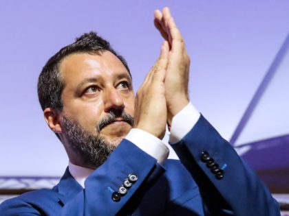Italian Federal Secretary of Lega party and former Deputy Prime Minister of Italy Matteo S
