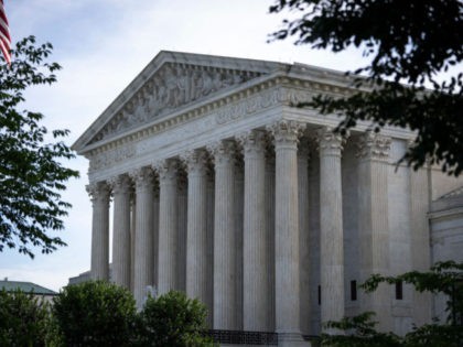WASHINGTON, DC - JUNE 1: A general view of the U.S. Supreme Court on June 1, 2021 in Washington, DC. The Supreme Court is set to issue several rulings this month, including cases concerning the Affordable Care Act, a dispute involving LGBT and religious rights, and a case related to …