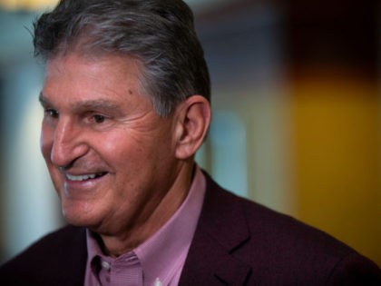 MORGANTOWN, WV - JUNE 03: U.S. Sen. Joe Manchin (D-WV) is interviewed after a news confere