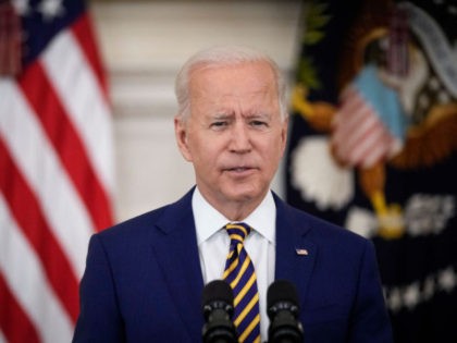 WASHINGTON, DC - JUNE 18: U.S. President Joe Biden speaks about the nation's COVID-19 response and the vaccination program in the State Dining Room of the White House on June 18, 2021 in Washington, DC. According to the U.S. Centers for Disease Control and Prevention, 65% of the adult American …