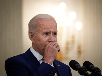 U.S. President Joe Biden speaks about the nation's COVID-19 response and the vaccination p