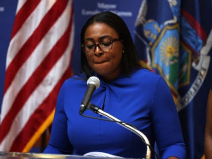 ROCHESTER, NEW YORK - SEPTEMBER 03: Lovely A. Warren, mayor of Rochester, speaks during a press conference on the death of Daniel Prude on September 03, 2020 in Rochester, New York. Daniel Prude died after being arrested on March 23, by Rochester police officers who had placed a "spit hood" …