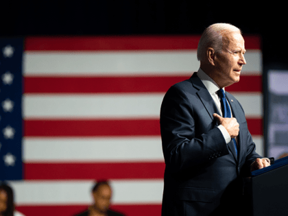 U.S. President Joe Biden speaks at a rally during commemorations of the 100th anniversary