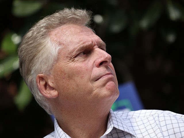 CHARLOTTESVILLE, VIRGINIA - JUNE 04: Former Virginia Gov. Terry McAuliffe (D-VA) speaks to supporters while campaigning June 4, 2021 in Charlottesville, Virginia. McAuliffe, who previously served as governor from 2014-2018, is seeking a second term as Virginia holds its Democratic primary next Tuesday. (Photo by Win McNamee/Getty Images)