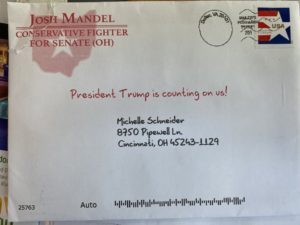 Mailer from Josh Mandel's campaign.