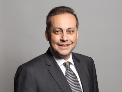 Official UK parliamentary portrait of Imran Ahmad Khan, elected as Conservative MP for Wakefield in West Yorkshire in 2019. (UK Parliament)