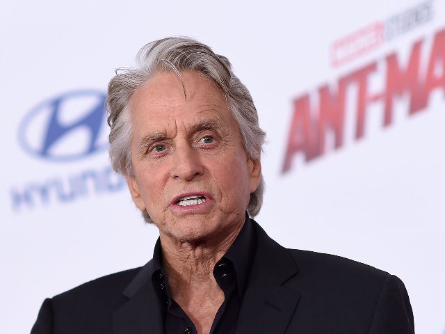 Actor Michael Douglas attends the World Premiere of Marvel Studios Ant-Man and The Wasp" at the El Capitan Theater, on June 25, 2018, in Hollywood, California. (Photo by Valerie MACON / AFP) (Photo credit should read VALERIE MACON/AFP via Getty Images)