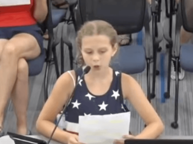 A nine-year-old student from Lakeville Elementary School confronted the school board in a
