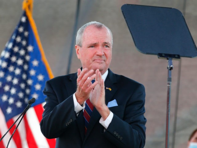 In this Aug. 25, 2020 file photo, New Jersey Gov. Phil Murphy speaks during his 2021 budge