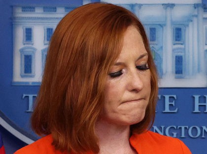 WASHINGTON, DC - JUNE 21: White House Press Secretary Jen Psaki holds a press briefing at the White House on June 21, 2021 in Washington, DC. Psaki spoke on the upcoming Senate vote on the voting rights reform bill. (Photo by Kevin Dietsch/Getty Images)
