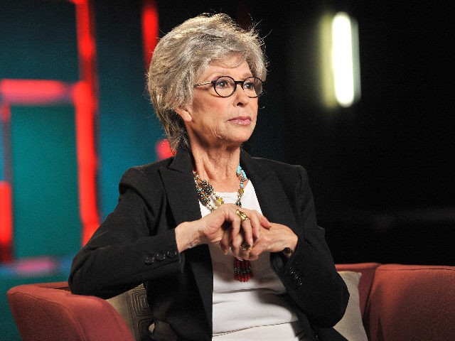 LOS ANGELES, CA - NOVEMBER 12: Actress Rita Moreno reads for SAG Foundation's Storyline Online Website at SAG Foundation Actors Center on November 12, 2013 in Los Angeles, California. (Photo by Angela Weiss/Getty Images for SAG Foundation)