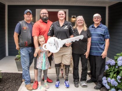 #Tunnel2Towers & @ASoldiersJourn worked to build double-amputee SGT Christy Gardner @USArmy a mortgage-free #smarthome in just 12 days. This past weekend, we welcomed her into her new home - designed to help SGT Gardner reclaim her independence.