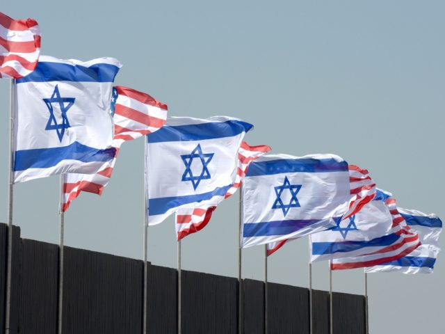 U.S. and Israeli flags (U.S. Embassy Jerusalem)