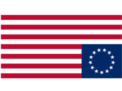 Upside Down Early American Flag