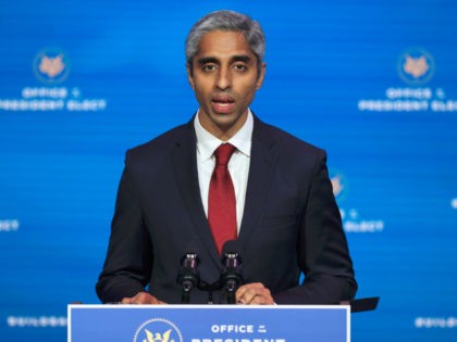 WILMINGTON, DELAWARE - DECEMBER 08: Dr. Vivek Murthy, President-elect Joe Biden’s pick to be U.S. surgeon general, speaks during a news conference at the Queen Theater December 08, 2020 in Wilmington, Delaware. With the novel coronavirus pandemic continuing to ravage the country with daily records for infections and deaths, members …