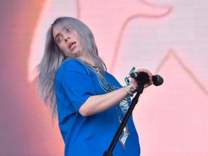 SAN FRANCISCO, CA - AUGUST 10: Billie Eilish performs during the 2018 Outside Lands Musis and Arts Festival in Golden Gate Park on August 10, 2018 in San Francisco, California. Credit: imageSPACE/MediaPunch /IPX