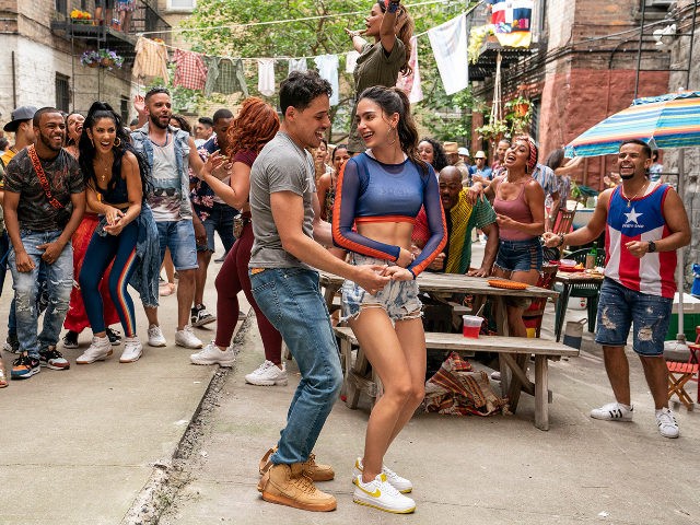 Anthony Ramos and Melissa Barrera in In the Heights | CREDIT: MACALL POLAY