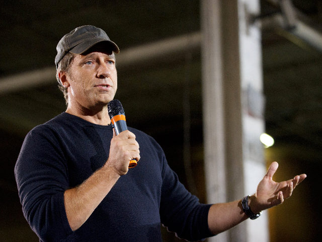 TV personality Mike Rowe , host of "Dirty Jobs", takes part in a roundtable disc