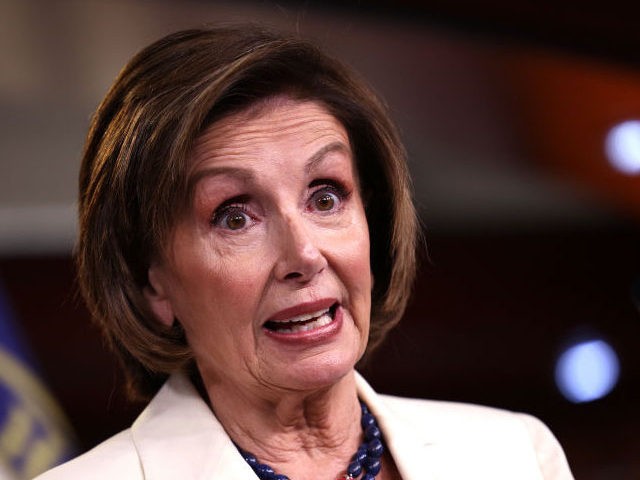 WASHINGTON, DC - MAY 20: Speaker of the House Nancy Pelosi (D-CA) holds her weekly press conference at the U.S. Capitol on May 20, 2021 in Washington, DC. Pelosi spoke on the January 6th Commission and the police reform bill. (Photo by Kevin Dietsch/Getty Images)